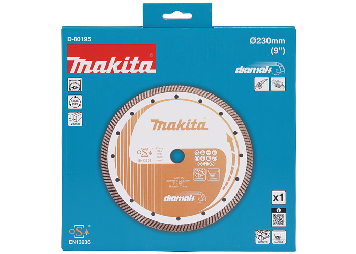 Алмазний диск по бетону та мармуру MAKITA D-80195
