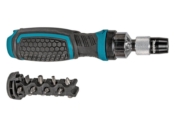 Викрутка-тріскача із набором біт MAKITA E-10942