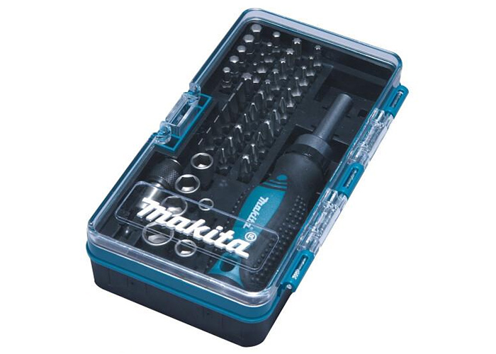 Викрутка-тріскача із набором біт MAKITA B-36170