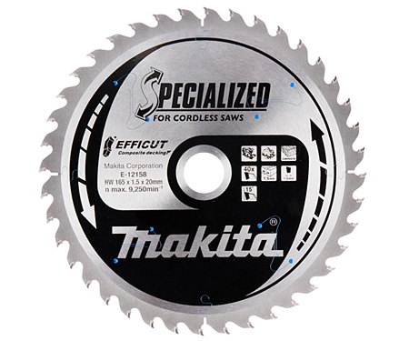 Диск ТСТ по дереву MAKITA E-12158