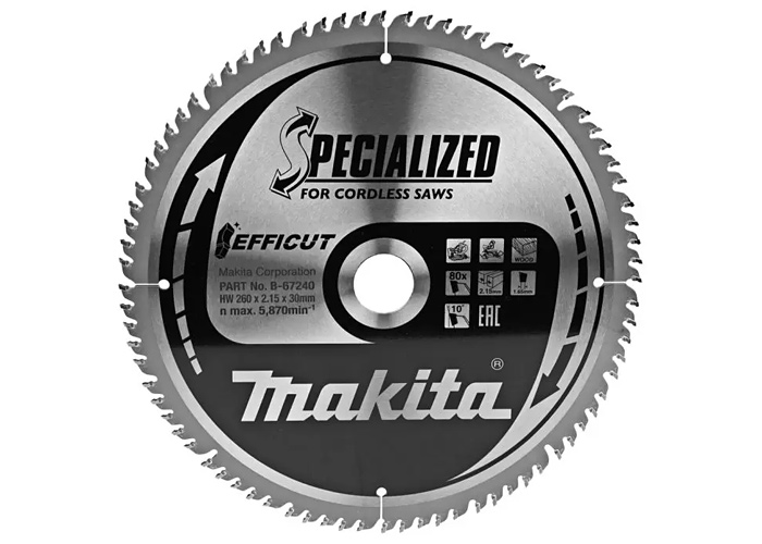 Диск ТСТ по дереву MAKITA B-67240