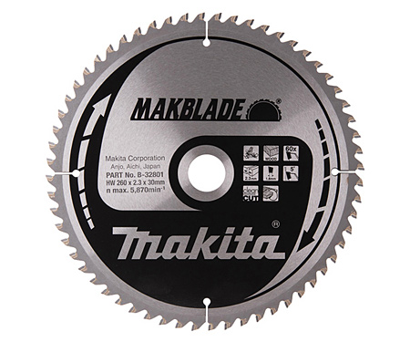 Пиляльний диск MAKITA B-32801