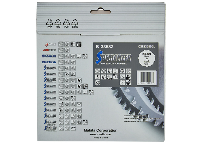 Пиляльний диск MAKITA B-33582