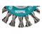 Дискова щітка з гофрованим дротом MAKITA D-73405