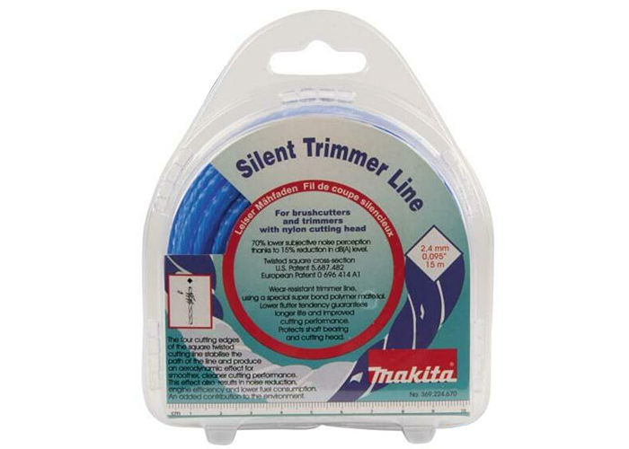 Жилка косильна 2,4 мм 15 м MAKITA 369224670
