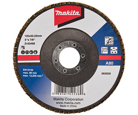 Лепестковый шлифовальный диск A80 MAKITA D-63498