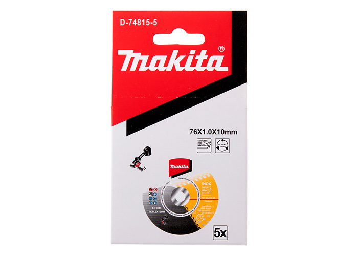 Відрізний диск 76х1х10мм WA60T MAKITA D-74815-5