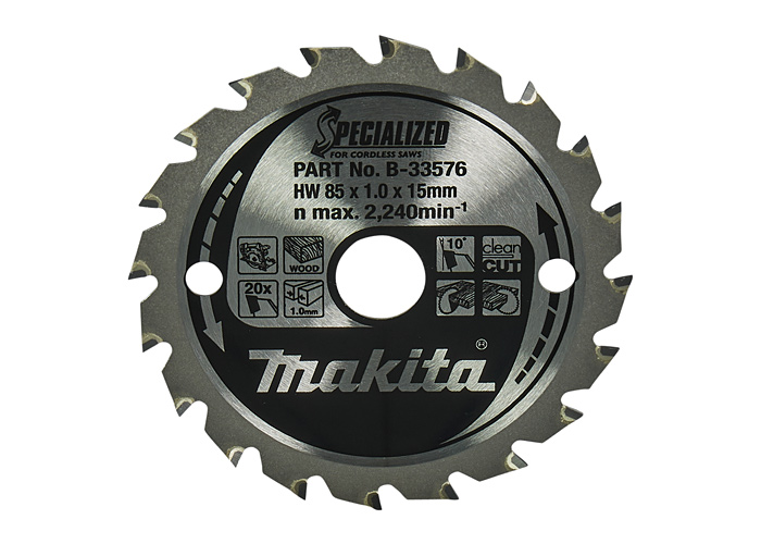 Пиляльний диск по деревині SPECIALIZED 85x15 мм 20T MAKITA B-33576