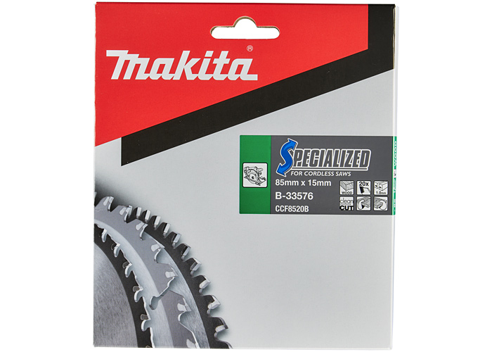 Пиляльний диск по деревині SPECIALIZED 85x15 мм 20T MAKITA B-33576
