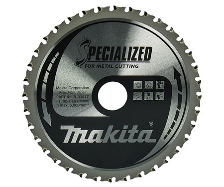 Пильный диск по металлу SPECIALIZED 185x30 мм 36T MAKITA B-33417