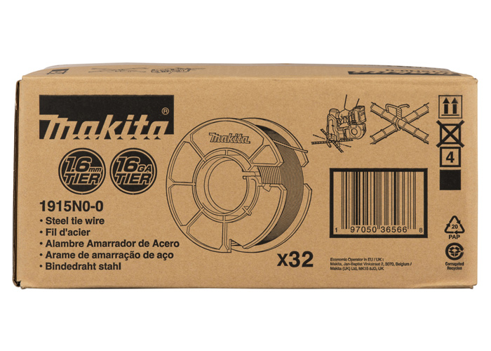 Проволока вязальная 1,6 мм для TR001 (32 шт.) MAKITA 1915N0-0