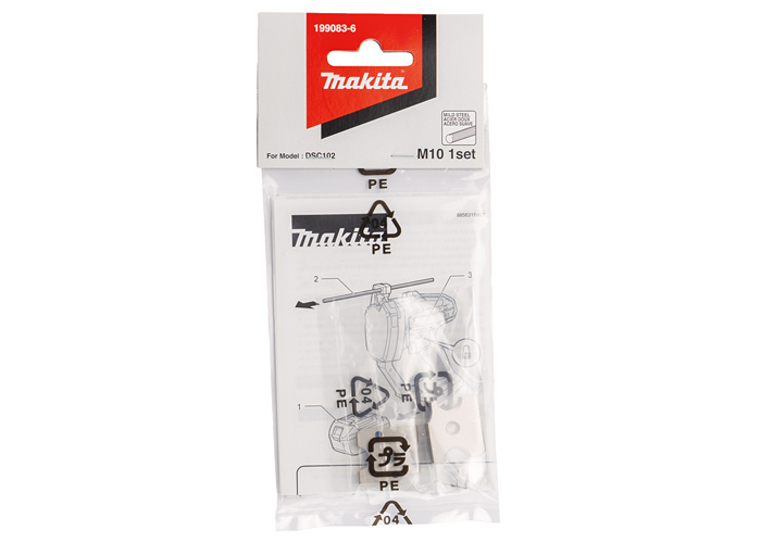 Комплект ножей для шпилек М10 MAKITA 199083-6