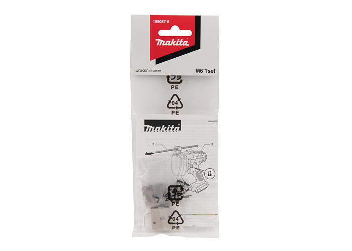 Комплект ножей для шпилек М6 MAKITA 199087-8