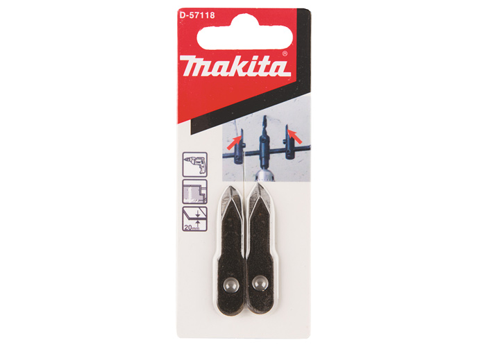Лезвия разводного резака по гипсокартону (2 шт.) MAKITA D-57118