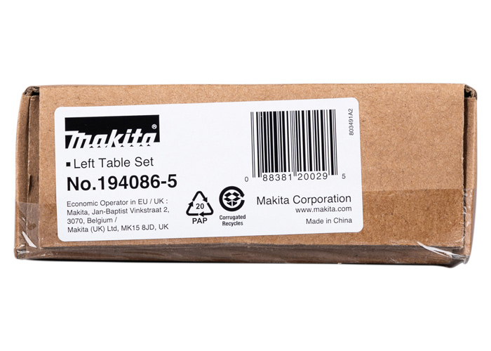 Лівий подовжувач робочого стола для 2704 MAKITA 194086-5