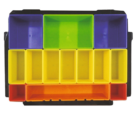 Лоток с цветными коробочками и прокладкой из пеноматериала 385х285 мм MAKITA P-83652
