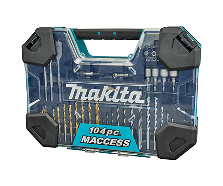 Набор сверл и бит (104 шт.) MAKITA E-22604