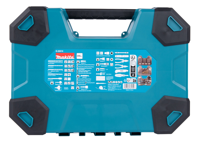 Набор сверл и бит (200 шт.) MAKITA E-22610