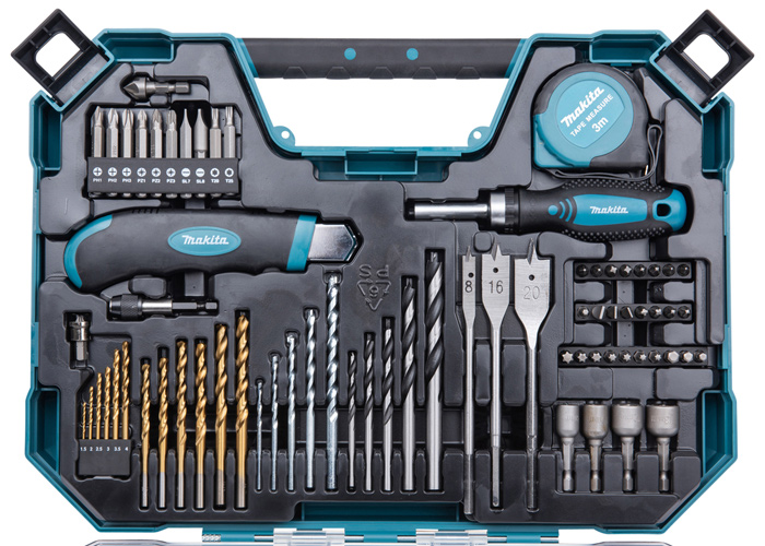 Набор сверл и бит (71 шт.) MAKITA E-22589