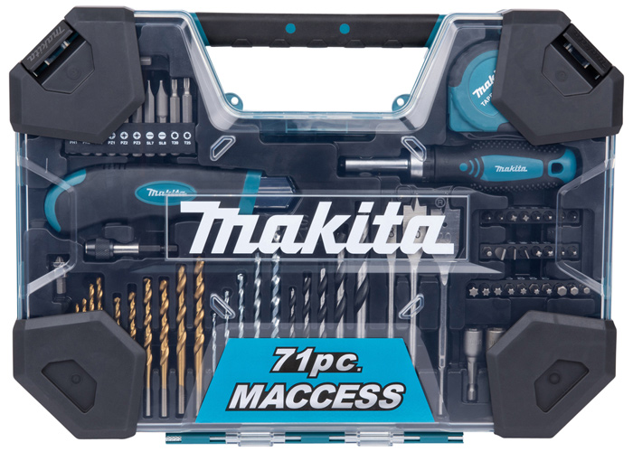 Набор сверл и бит (71 шт.) MAKITA E-22589