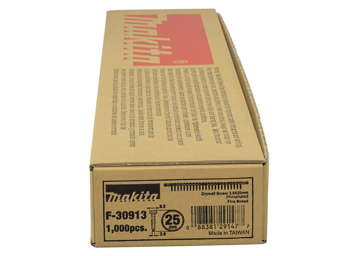 Стрічка з шурупами Phillips PH2 3,9x25 мм (1000 шт.) MAKITA F-30913