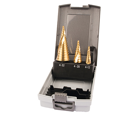 Ступенчатое сверло спиральная канавка TiN (3 шт.) MAKITA D-41872