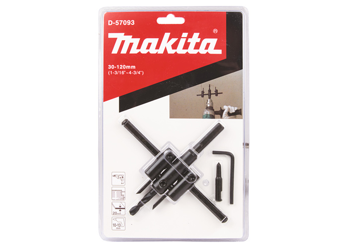 Резак разводной по гипсокартону 30-120х20 мм MAKITA D-57093