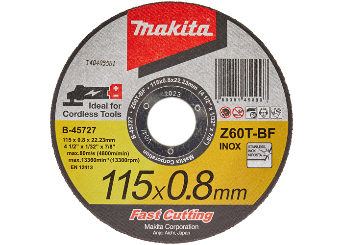 Отрезной диск для нержавеющей стали MAKITA B-45727