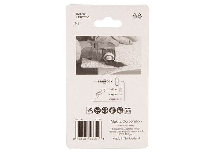 Универсальный резак с крючком HCS 11х24мм TMA068 MAKITA B-65012