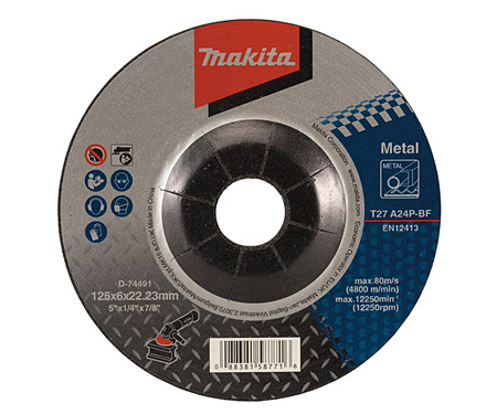 Шлифовальный диск по металлу MAKITA D-74491