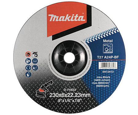 Шлифовальный диск по металлу MAKITA D-74522