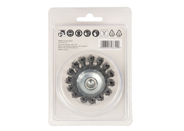 Чашечная проволочная щетка для дрелей 63 мм MAKITA D-73798