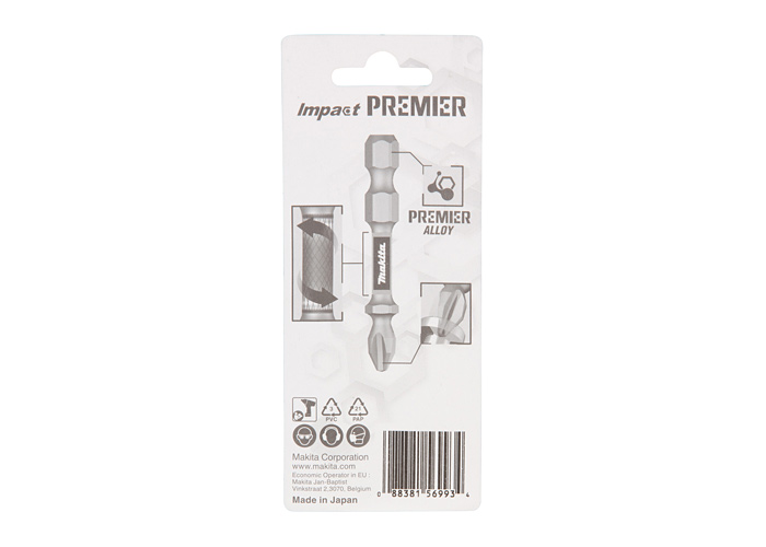 Бита РH1 Impact Premier 50 мм MAKITA E-03268