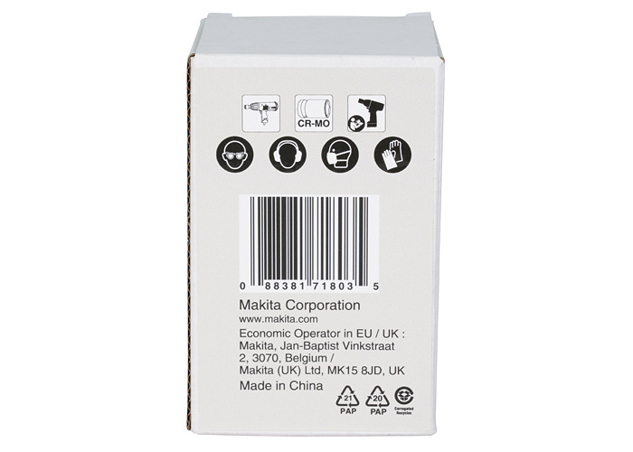 Ударна торцева головка Impact Black MAKITA E-22420