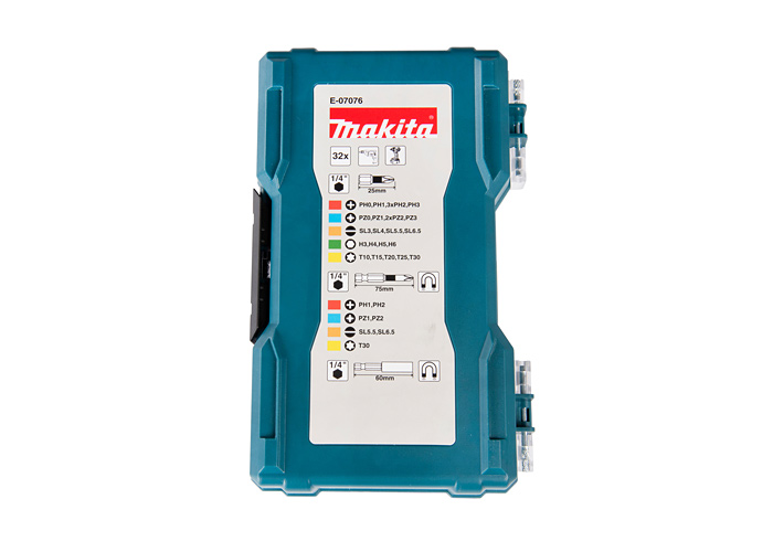 Набор бит Impact Black 32 шт. MAKITA E-07076