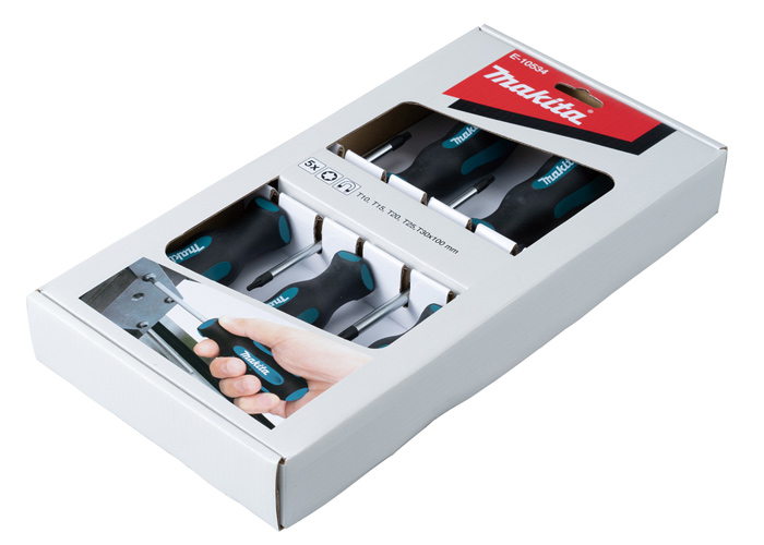 Набор отверток T10-T30 MAKITA E-10534