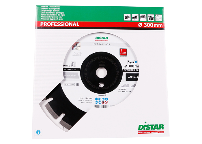 Алмазний диск DISTAR 1A1RSS/C1S-W 300 F4 Sprinter Plus