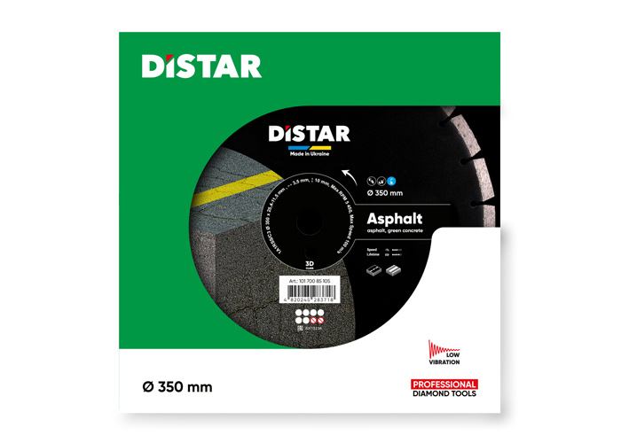 Алмазный диск DISTAR 1A1RSS/C3-H 350 F4 Baumesser Asphalt Pro