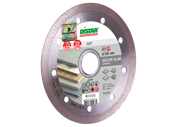Алмазний диск DISTAR 1A1R 125 Decor Slim