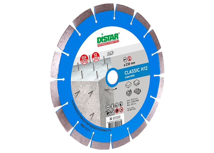 Алмазний диск DISTAR 1A1RSS/C3-W 232 Classic H12