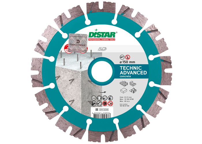 Алмазний диск DISTAR 1A1RSS/C3-H 150 Technic Advanced