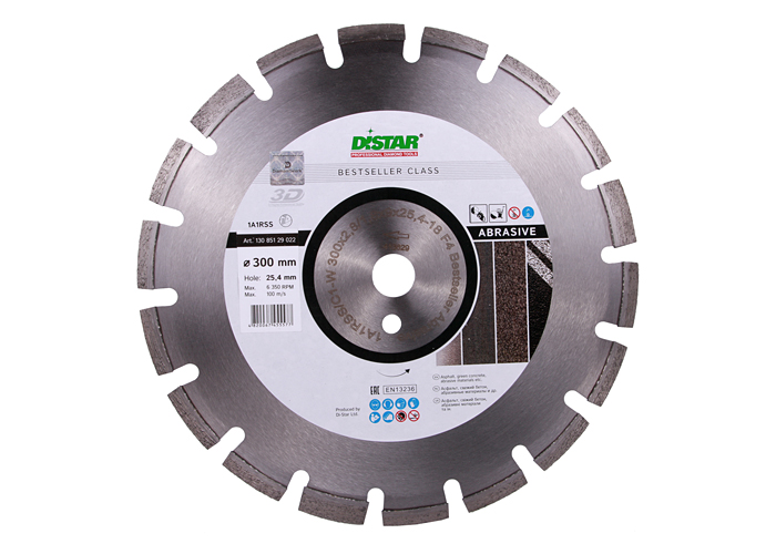 Алмазний диск DISTAR 1A1RSS/C1-W 300 F4 Bestseller Abrasive
