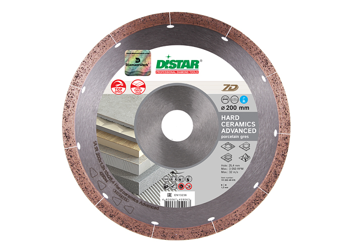 Алмазний диск DISTAR 1A1R 200 Hard ceramics Advanced