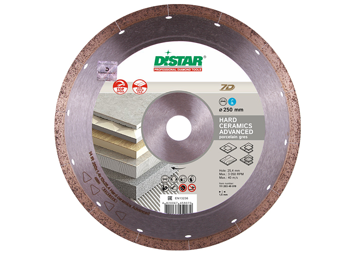 Алмазний диск DISTAR 1A1R 250 Hard ceramics Advanсed