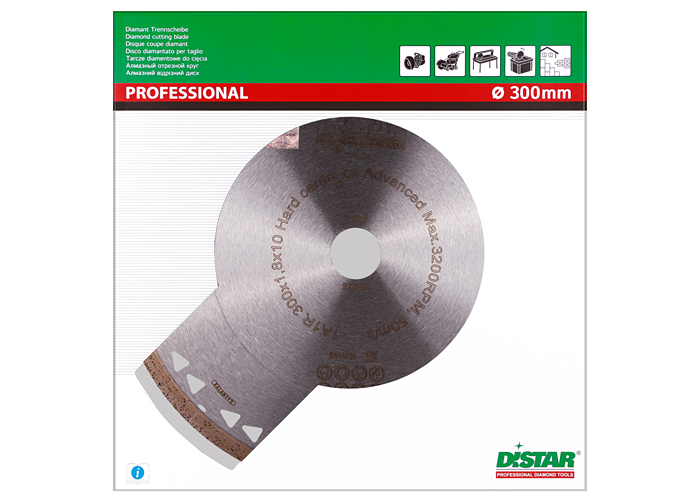 Алмазний диск DISTAR 1A1R 300 Hard ceramics Advanced