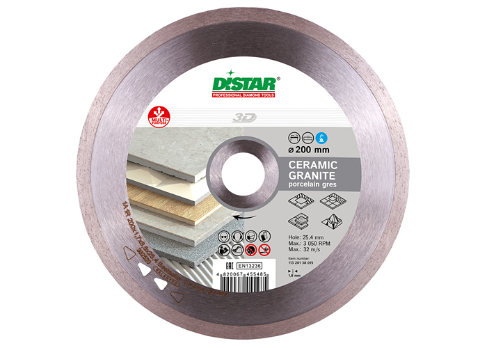 Алмазний диск DISTAR 1A1R 200 Bestseller Ceramic granite