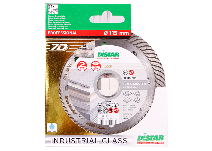 Алмазний диск DISTAR 1A1R 115 Gres Master