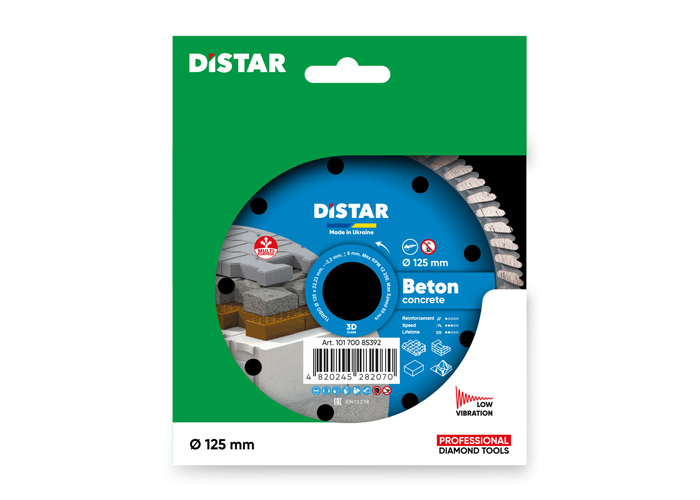 Алмазный диск DISTAR 1A1R Turbo 125 Baumesser Beton PRO