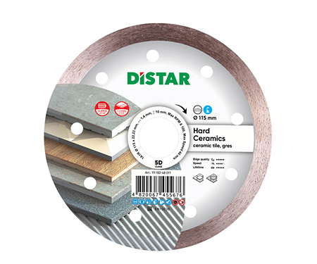 Алмазний диск відрізний DISTAR 1A1R 115x1,4/1,0x10x22,23 Hard ceramics
