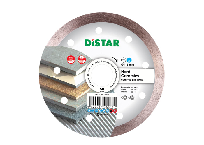 Алмазний диск відрізний DISTAR 1A1R 115x1,4/1,0x10x22,23 Hard ceramics